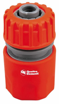 Соединитель быстроразъемный QUATTRO ELEMENTI для шланга 1/2", пластик (645-990) (Соединители быстроразъемные)