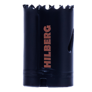 Коронка биметаллическая по металлу 32мм, крупный зуб, Hilberg Bi-Metal Cobalt 8% (М42), CML032