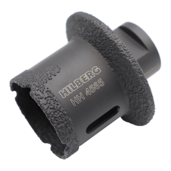 Коронка-фреза алмазная по плитке 45-65 мм Hilberg Super Hard М14 HH4565
