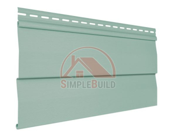 сайдинг виниловый под брус "Текос", светло-салатовый