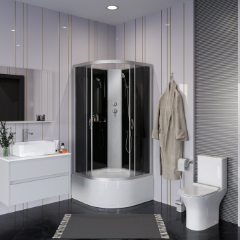 Душевая кабина Niagara NG 2509-14BK Без крыши