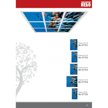 Фотовитражный потолок "Твое Личное Небо"077