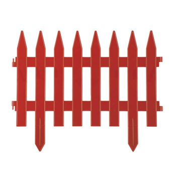 GRINDA Классика, 28 х 300 см, терракот, 7 секций, декоративный забор (422201-T) (Декоративные ограждения)