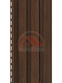 сайдинг VHP "TimberBlock", рейка фасадная орех тёмный