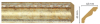 Потолочный плинтус Decomaster 146-553, 1шт (длина 2,4м)