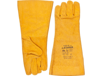 STAYER MASTER 400 мм, XL (10), спилковые, для сварки и тяжелых механических работ, термостойкие краги (11331-XL) (Краги)