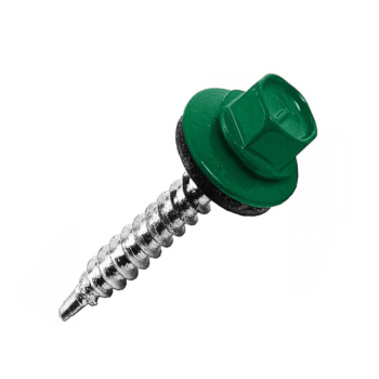 Саморез кровельный мятно-зеленый 5,5х19 мм, 4000 шт