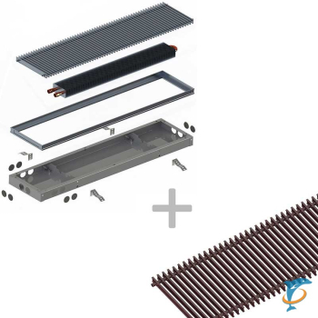 Конвектор внутрипольный Itermic ITT.080.200.900 GRILL.SGA-20-900 gold