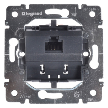 Розетка компьютерная Legrand Galea Life 1хRJ45 кат. 5Е UTP монтаж на винтах