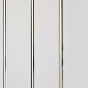 Белая серебро 3-х полосная