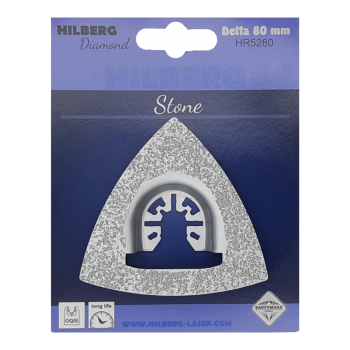 Полотно алмазное зачистное по керамике и камню Hilberg Delta Vc-M 80 mm HR5280