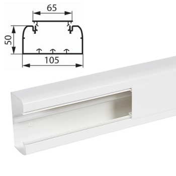 Кабель-канал Legrand DLP 105х50 с крышкой 65мм (кабельный короб)