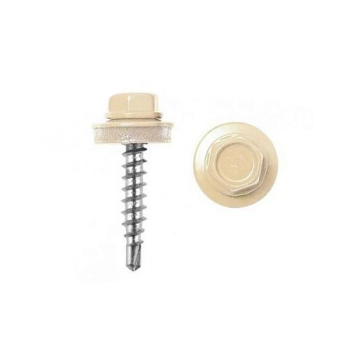 Саморез кровельный FF, 1014 слоновая кость, 5,5х25 мм, 250 шт