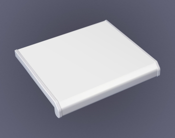 Подоконник ДАНКЕ-Satin Bianco(белый мат)10-70см