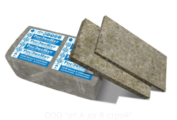 Льняной утеплитель РосЭкоМат Стена 1200х600