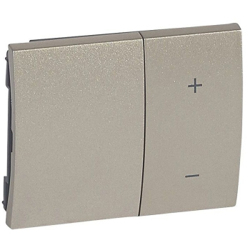 Накладка диммера нажимного (775652,775653) Legrand Galea Life Titanium