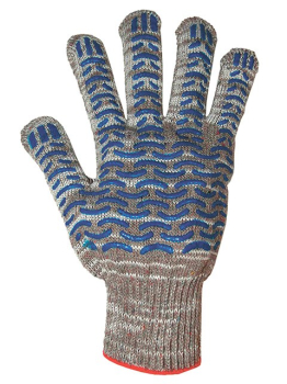 Перчатки х/б меланж с ПВХ "Трек" 6-ти нитка 13 класс (шт.)