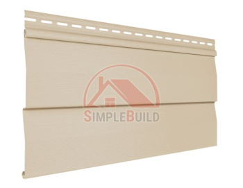 сайдинг виниловый под брус "Текос", золотой песок