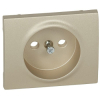 Накладка розетки без заземления Legrand Galea Life Titanium