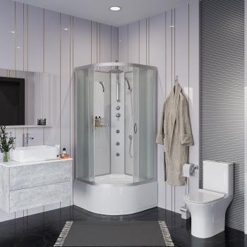 Душевая кабина Niagara NG 2308-14BKTG Без крыши