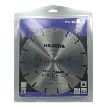 Диск алмазный отрезной 230*22,23 Hilberg Hard Materials Лазер HM106