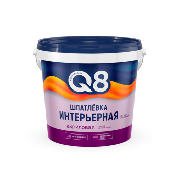Шпатлёвка интерьерная акриловая Formula Q8, 1,5 кг