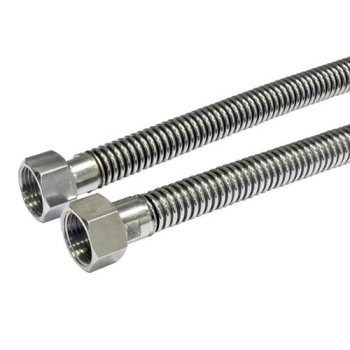 Гибкая подводка для газа VALFEX, сильфонная, 1/2", гайка-гайка, 1,8 м, 00000024087