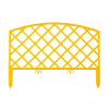 GRINDA Плетень 28х320 см, желтый, Декоративный забор (422207-Y) (Декоративные ограждения)