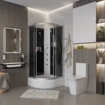 Душевая кабина Niagara NG 3503-14BKG Гидромассаж