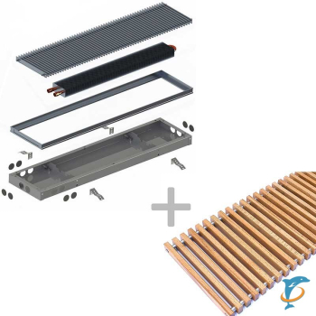 Конвектор внутрипольный Itermic ITT.080.300.3300 GRILL.SGW-30-3300 венге