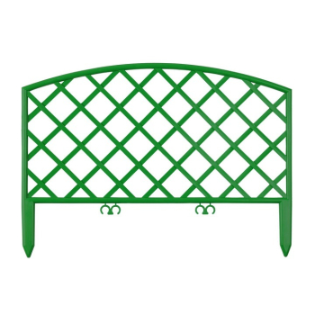 GRINDA Плетень, 24 х 320 см, зеленый, 7 секций, декоративный забор (422207-G) (Декоративные ограждения)