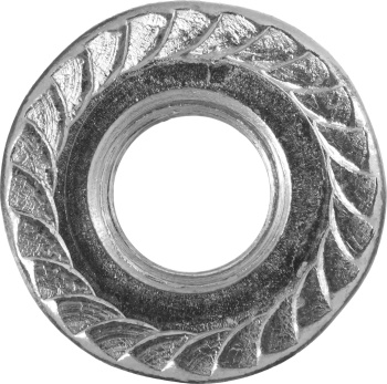 ЗУБР DIN 6923, кл. пр. 6, M8, цинк, 5 кг, гайка с фланцем (303630-08) (Гайки шестигранные DIN 6923 с фланцем)