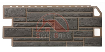 фасадная панель "Альта-Профиль", камень серый