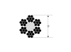  DIN 3055,  6  7 + IWS, 1 , L 200 ,  ,  (4-304110-01) (  DIN 3055)