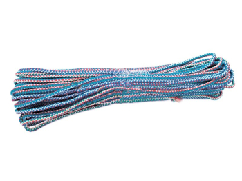 Шнур вязаный полипропиленовый, D6 мм, L20м, 90-110 кгс, с сердечником цветной