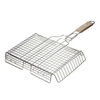 GRINDA Barbecue, 340 х 260 мм, нержавеющая сталь, объемная решетка-гриль (424732) (Решетки-гриль)