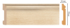 Цветной напольный плинтус Decomaster D005-71, 1шт (длина 2,4м)