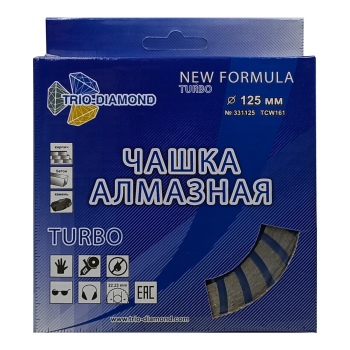 Чашка алмазная 125 Турбо TCW161