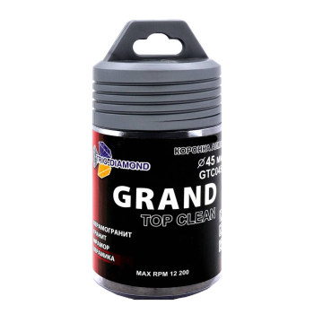 Коронка алмазная по керамограниту 45 мм, М14, Grand Top Clean, GTC045
