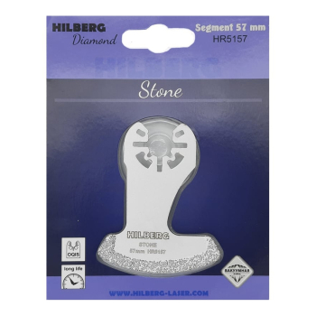 Полотно алмазное отрезное по керамике и камню Hilberg Segment Vc-M 57 mm HR5157