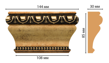 Капитель Decomaster D202-57, 1шт
