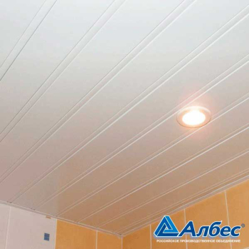 Белая рейка,вставка "Албес"