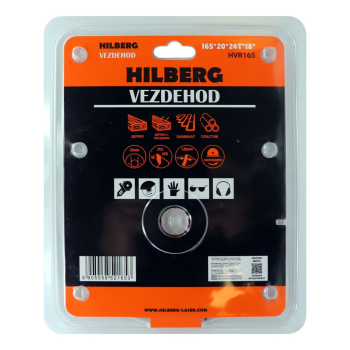 Диск пильный Hilberg Vezdehod 165*20*24Т*18 град. (reverse) HVR165