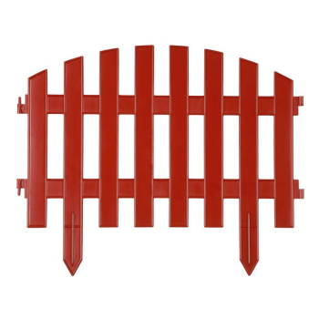 GRINDA Ар Деко 28х300 см, терракот, Декоративный забор (422203-T) (Декоративные ограждения)