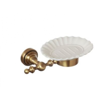 Мыльница бронза, керамика Camelos Richmond A1603KOB барокко