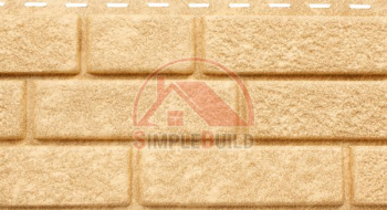 Сайдинг VHP "Ю-Пласт", коллекция "Стоун Хаус", кирпич песочный