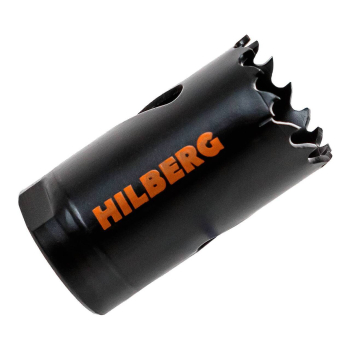 Коронка биметаллическая по металлу 27мм, крупный зуб, Hilberg Bi-Metal Cobalt 8% (М42), CML027