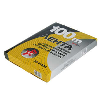 Мерная лента геодезическая фиберглассовая, 100 м / 13 мм открытый корпус , РемоКолор