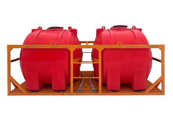 Кассета с горизонтальными емкостями 2*4000 л