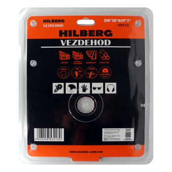 Диск пильный Hilberg Vezdehod 210*30*40Т*7 град. HV213